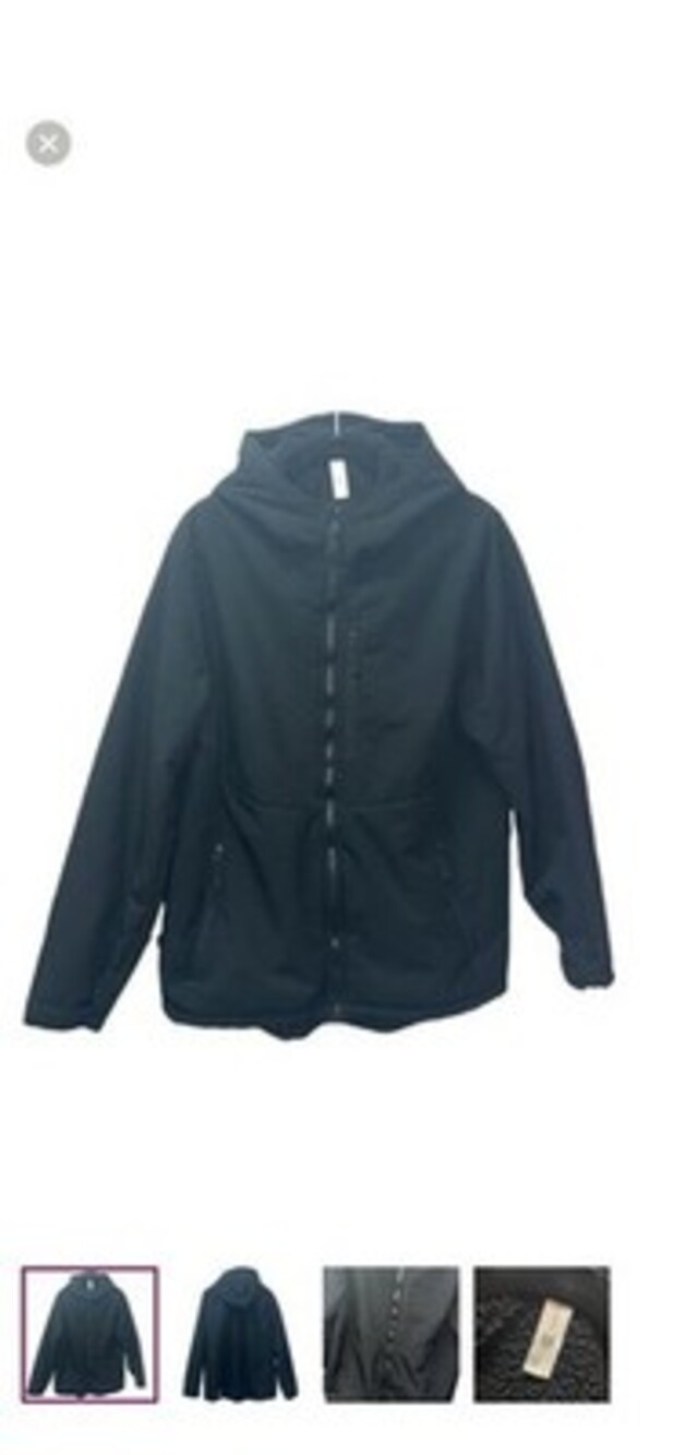 Volcom Black Hooded Jacket